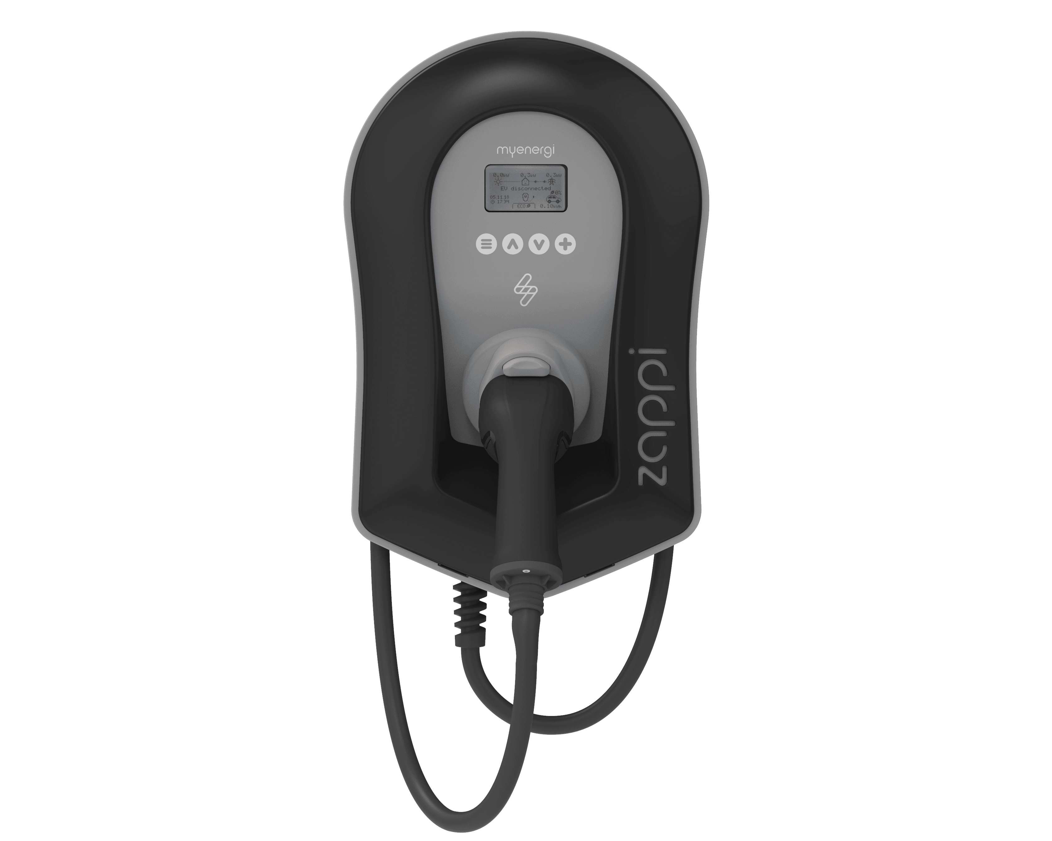Zappi - multi phase - 7kW (Single-Phase) or 22kW (
